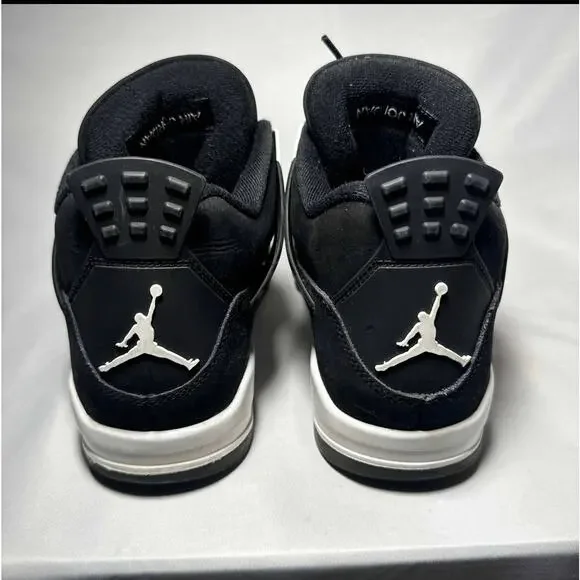 Size 10 - Nike Air Jordan 4 Retro White Thunder Men's Shoes